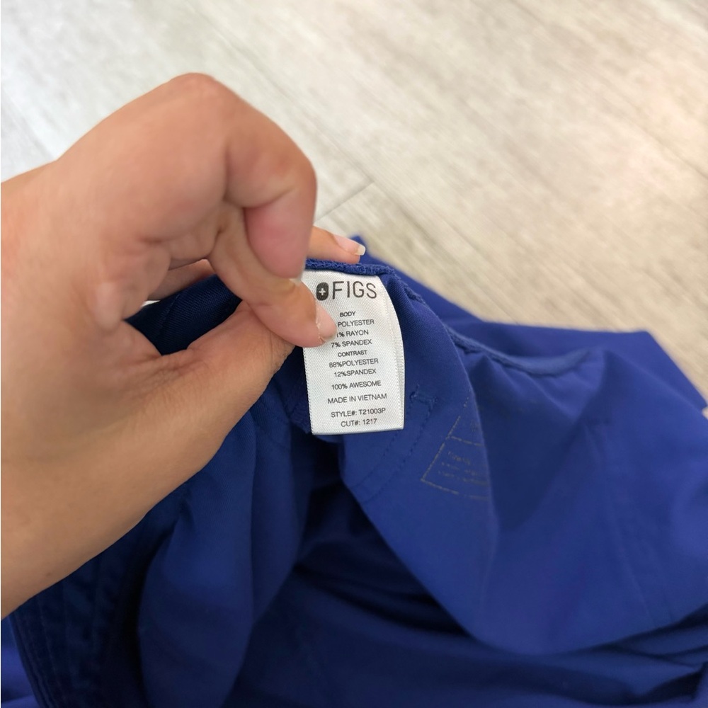 Figs women’s blue Scrub Pants - Picture 5 of 5